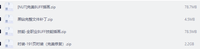 4项DNF素材，完美BUFF插画/黑钻/191页完美时装-咔叽网单 - 网游单机基地 - 单机游戏下载 - 网单游戏论坛